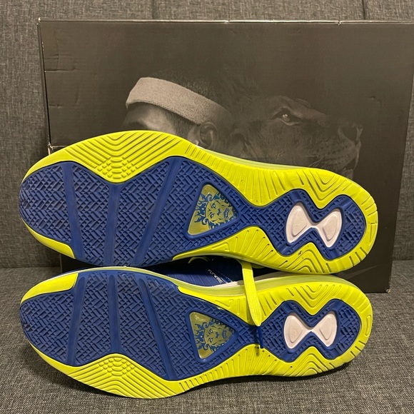 Nike Lebron VIII V/2 Low QS Treasure Blue/White Men’s Size 11.5 Used - Picture 6 of 10